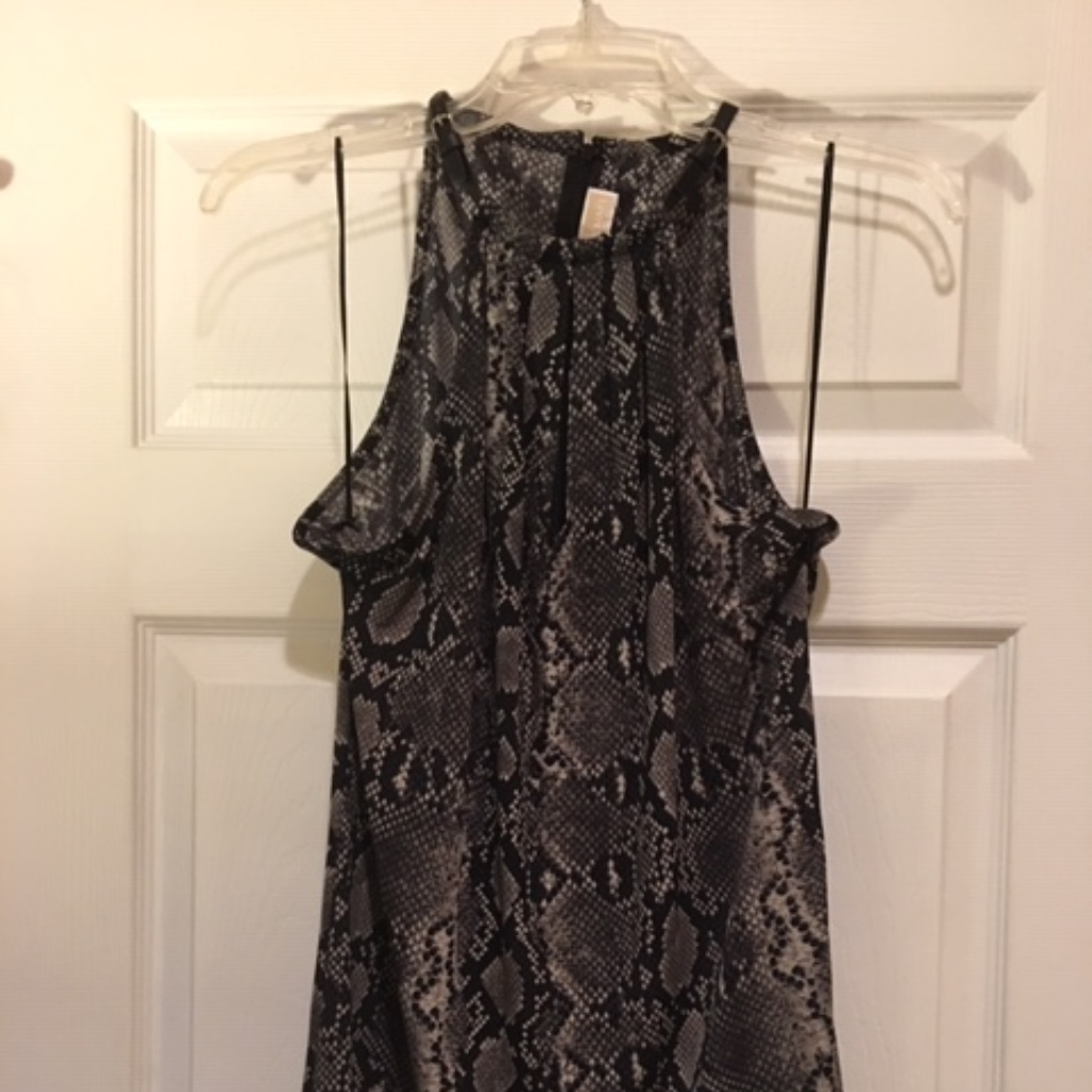 Michael Kors Python Halter Top Nwt